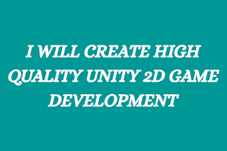 do unity game development