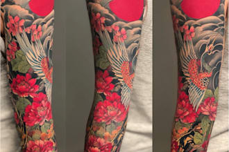 design a tattoo in japanese style
