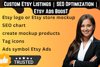 create custom listings write etsy seo tag  product optimization etsy ads