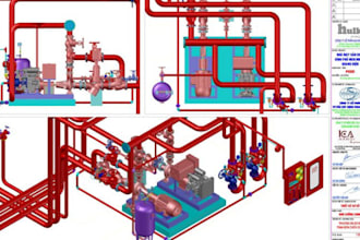 draw fire safety co2 co fm200 and emergency evacplanuation plan