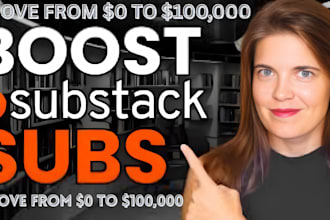 establish substack account craft landing page substack newsletter launch post