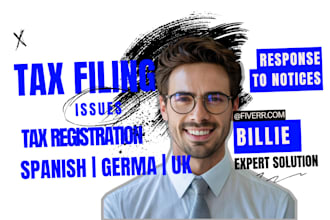 do spanish tax, german, portuguese, dutch, italian russian tax registration