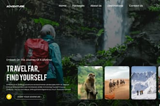 build squarespace adventure website tourism website cabin tour website