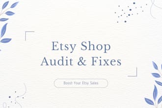 review your etsy store, and tell what to fix to boost sales