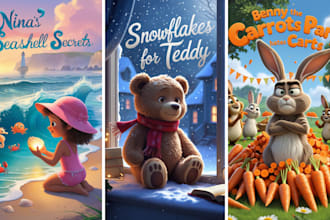 illustrate children story book, children picture book