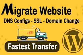 move or transfer your website to new host or domain
