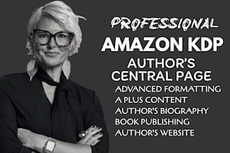 setup author central page with amazon ads campaign for kdp book publishing