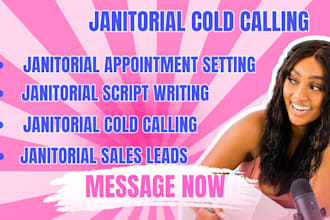 janitorial cold calling, janitorial cleaning calling, cold calling, cold caller