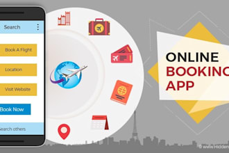 develop logistic booking app truck booking app, gsp tracking website, travel app