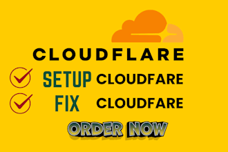 setup and install cloudfare SSL for your website and fix SSL, dns errors