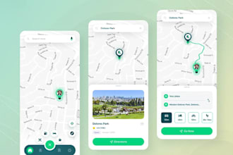 develop ai navigation app, ai gps app, ai tracking app, ai map app, monitor app