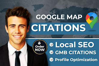 build  manual local seo citations to boost google map ranking