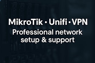 configure your mikrotik, unifi, or network setup like a pro