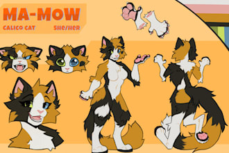 draw furry character reference sheet, anthro nsfw oc, fursona furry ocs fursuit