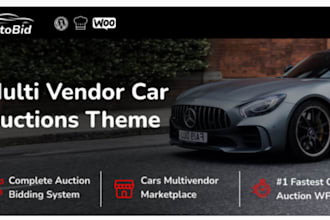 design car auction website multivendor car hair limo booking website