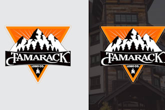 design a modern custom adventure mountain logo for your outdoor brand