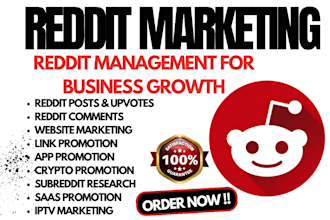 do effective reddit marketing for app game ecommerce business crypto saas iptv