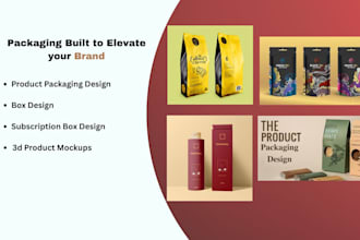 do product packaging design box design mailer box subscription box 3d mockups