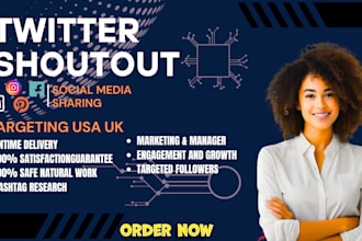 do x twitter shoutout and growth marketing for crypto nft followers