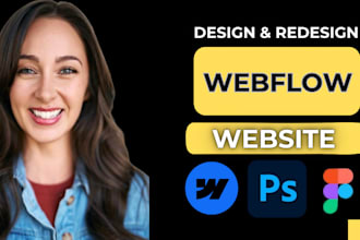 design or develop webflow website, webflow expert, figma to webflow