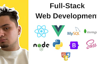 build or rebuild web app  as fullstack developer