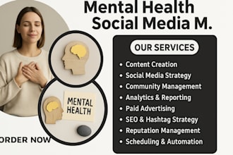 your life insurance, mental health, wellness, and therapy SMM and content
