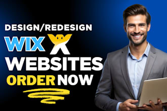 build custom wix websites and redesign wix websites