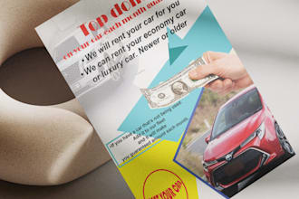 make eye catchy flyer brochure social media post design