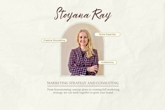 develop a full marketing strategy to scale your brand