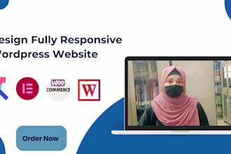 design redesign or customize a responsive wordpress business or blog website