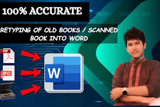 do fast and accurate retyping from scanned documents, pdfs, or images