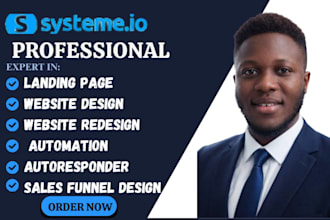 systeme io sales funnel,system io landing page,website,getresponse,clickfunnels