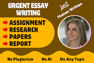 do urgent essay writing, as an essay writer