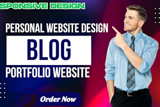 design a custom blog, portfolio, or business website