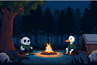 create custom pixel art, sprite sheets, animation, backgrounds and game assets