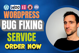 fix wordpress issues, wordpress bug fixing, fix woocommerce issues, website fix