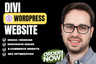 design or redesign your site using, divi, astra, or elementor pro
