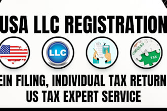 register US llc ein tax filing and individual tax return expert US tax services