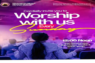 design birthday party, event, posters, business, church flyer design