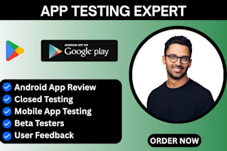 provide 12 testers or 20 testers for google play console for closed testing