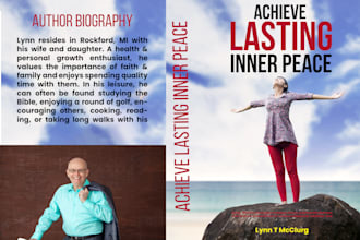 design a print ready book cover for amazon KDP