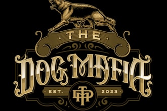 design unique dog mafia logo