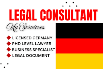 be your germany lawyer for german legal advice