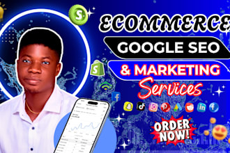 setup shopify store gmb profile, ga4, gsc, tag manager, or google ads campaign