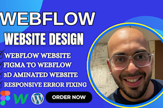design or develop webflow website figma to webflow, framer developer and website