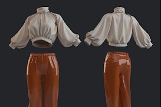 3d cloth vrchat sansar for sl unisex 3d sl model fashion design character model