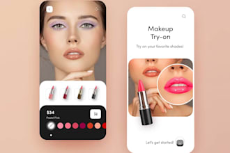develop ar beauty app virtual makeup, skincare, and real time try on app