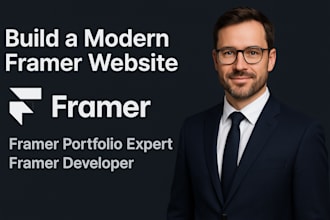 build a modern framer website framer portfolio expert framer developer