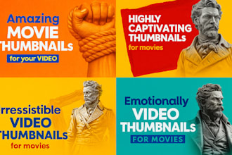 design cinematic movie thumbnails that attract attention