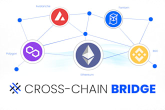 create crypto wallet, chain analysis, cross chain bridge, and trading bot